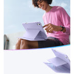 ESR Apverčiamas hibridinis dėklas, skirtas iPad 10.9" (2020/2022) / 11" (2024/2025/2026) – violetinė -- iPad 10.9