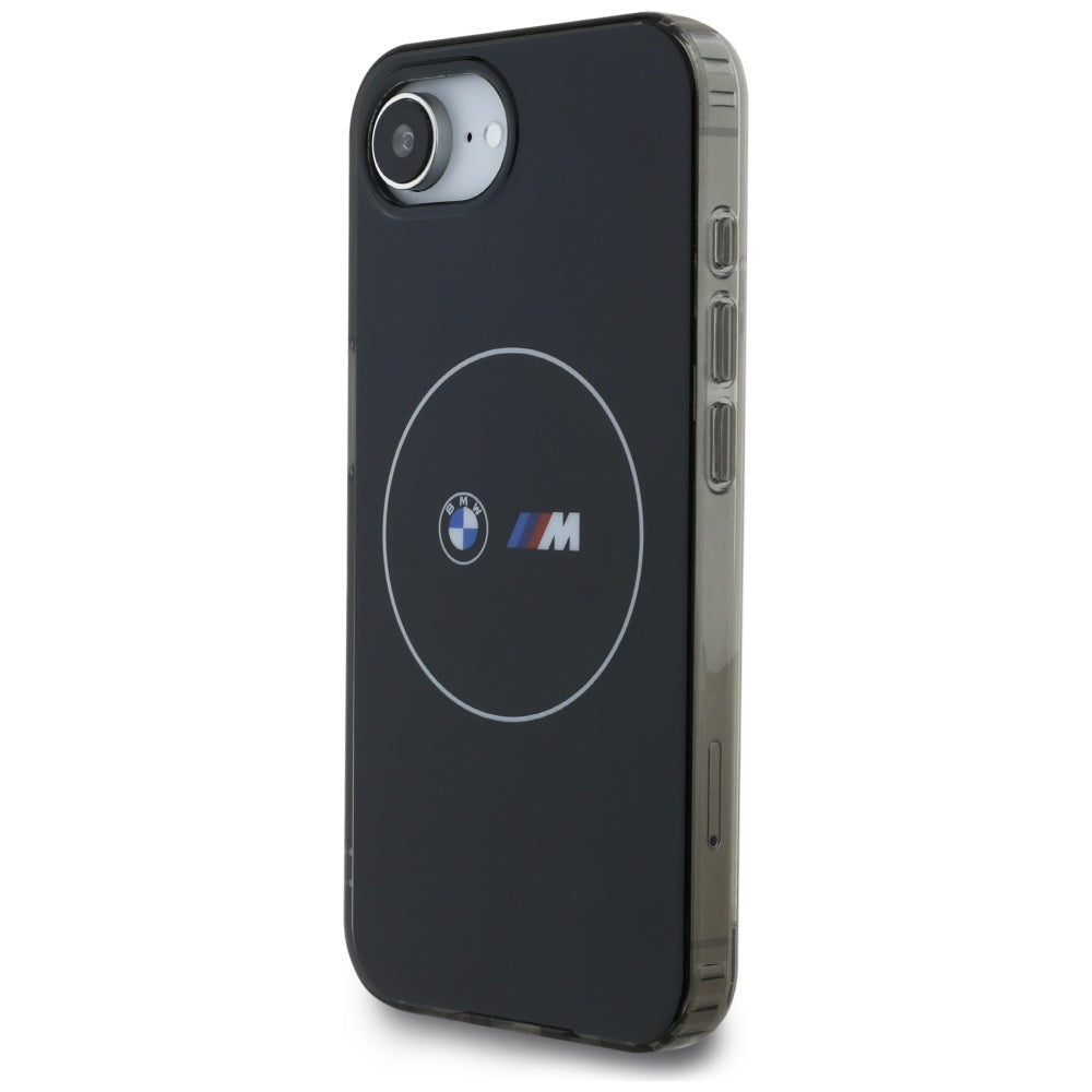 BMW IML Metal MagSafe dėklas iPhone 16e – juodas