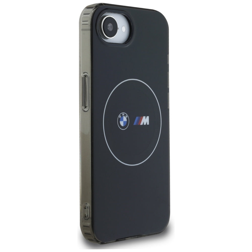 BMW IML Metal MagSafe dėklas iPhone 16e – juodas