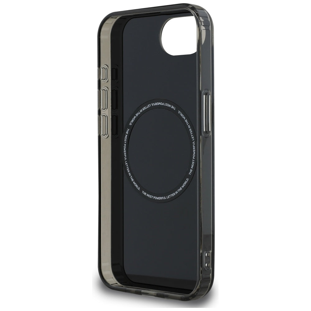 BMW IML Metal MagSafe dėklas iPhone 16e – juodas