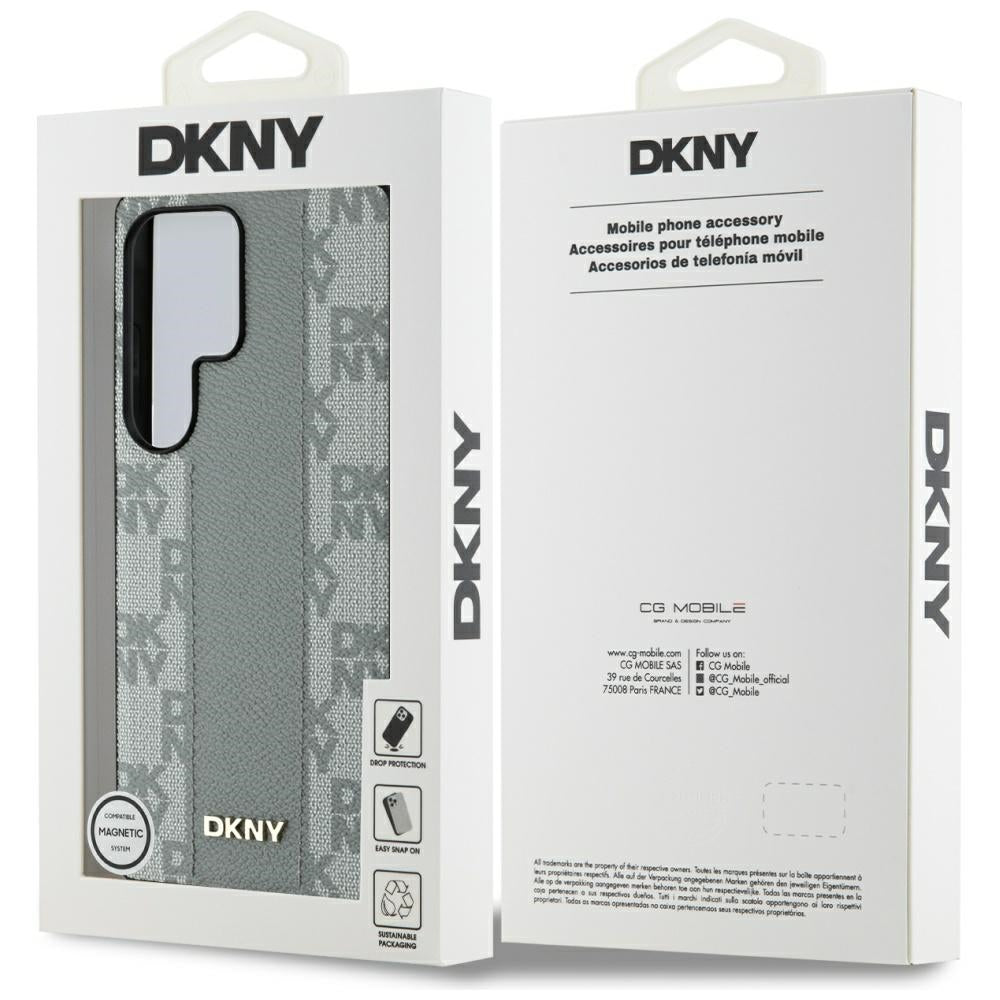 DKNY MagSafe dėklas Samsung Galaxy S25 Ultra – pilkas