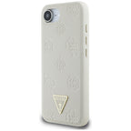 Guess MagSafe dėklas iPhone 16e – smėlio