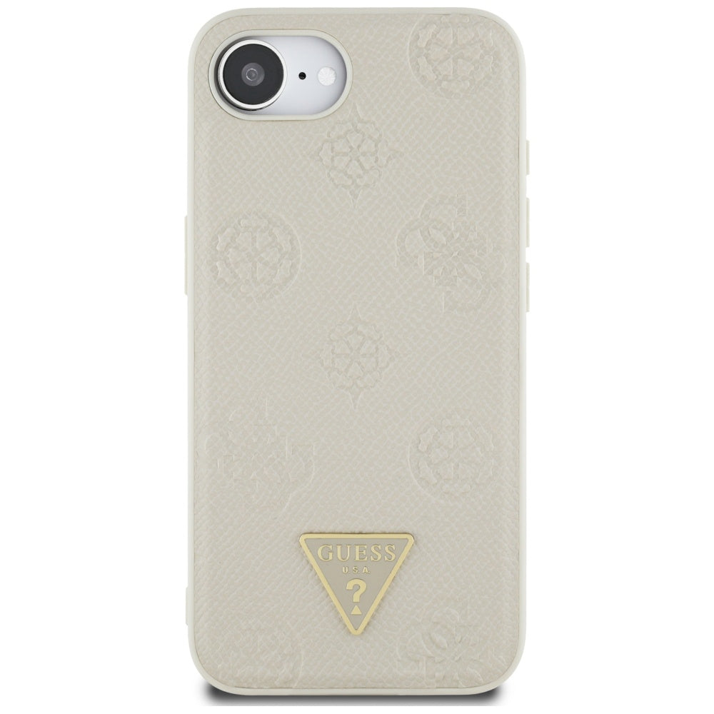 Guess MagSafe dėklas iPhone 16e – smėlio