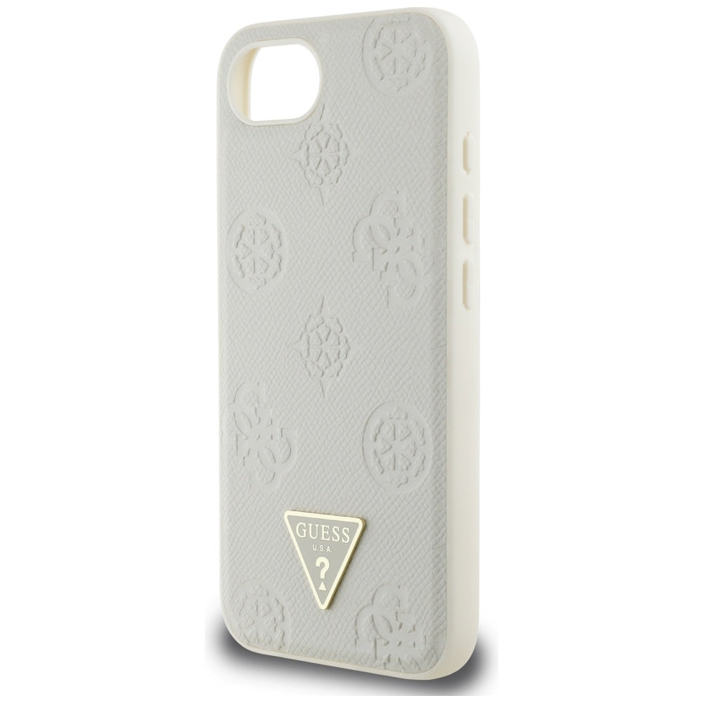 Guess MagSafe dėklas iPhone 16e – smėlio