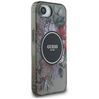 Guess MagSafe dėklas iPhone 16e – juodas