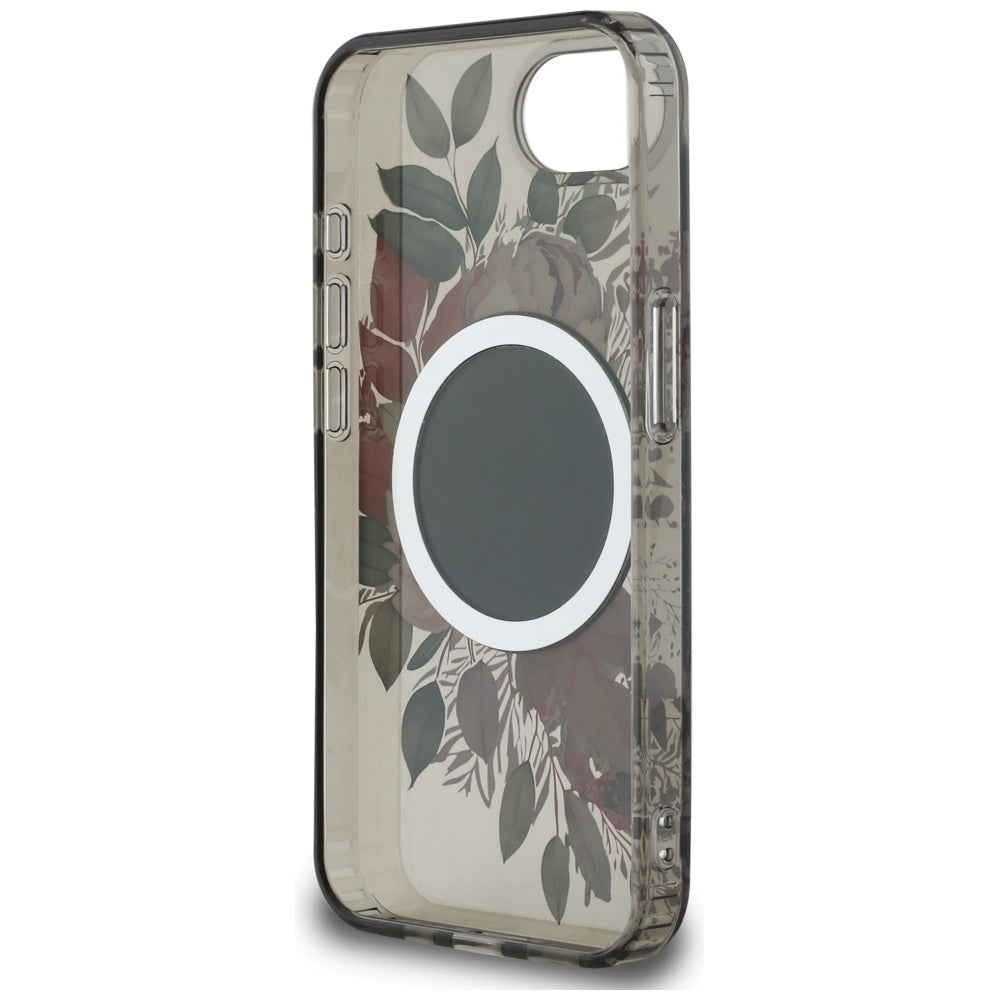 Guess MagSafe dėklas iPhone 16e – juodas