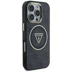 Guess MagSafe dėklas iPhone 16 Pro – juodas