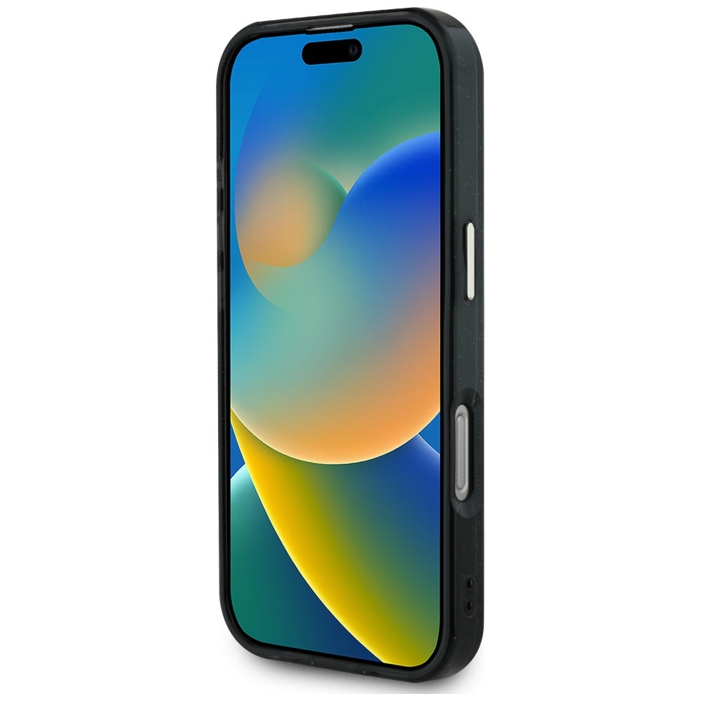 Guess MagSafe dėklas iPhone 16 Pro – juodas