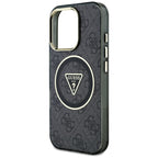 Guess MagSafe dėklas iPhone 16 Pro – juodas