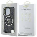 Guess MagSafe dėklas iPhone 16 Pro – juodas