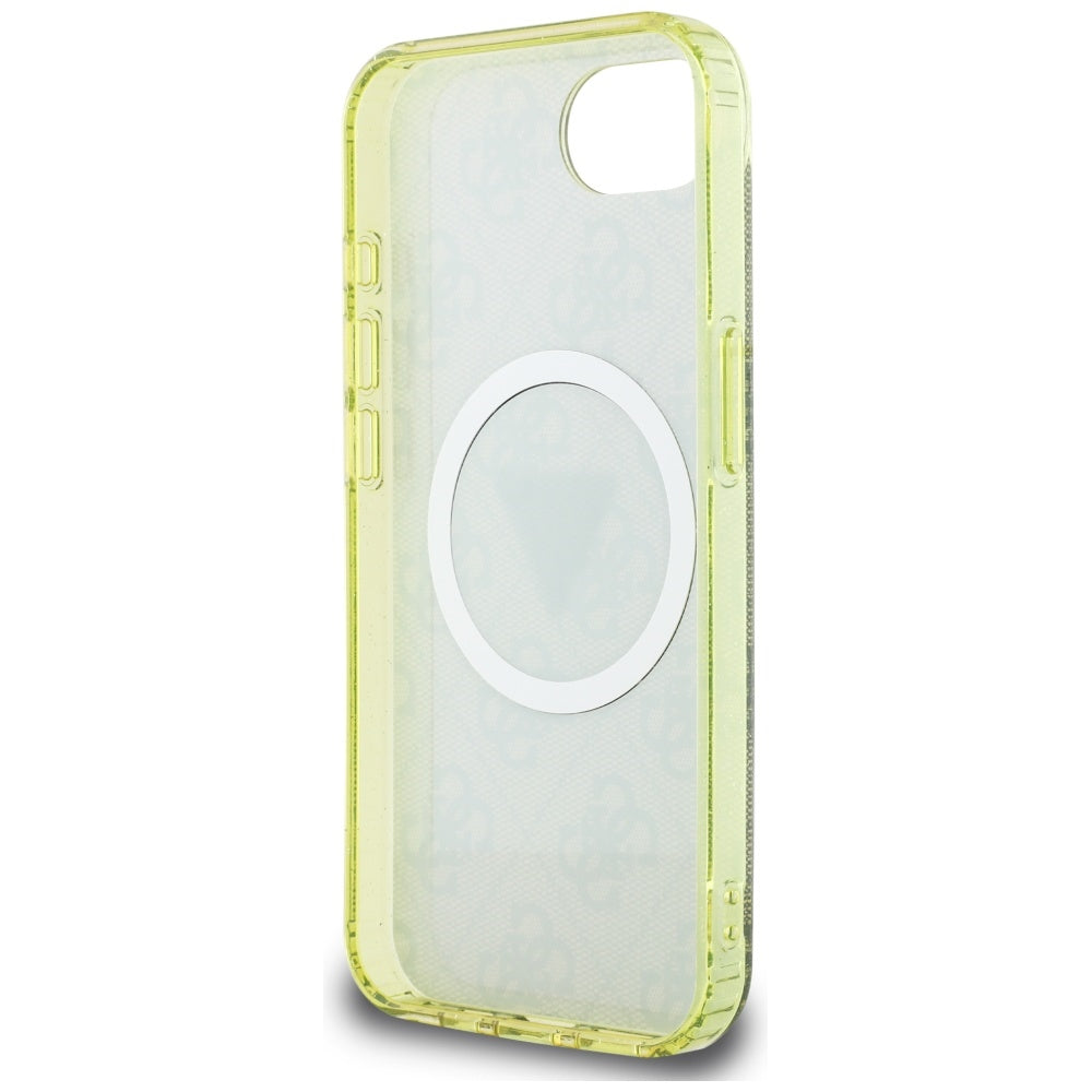 Guess MagSafe dėklas iPhone 16e – rudas