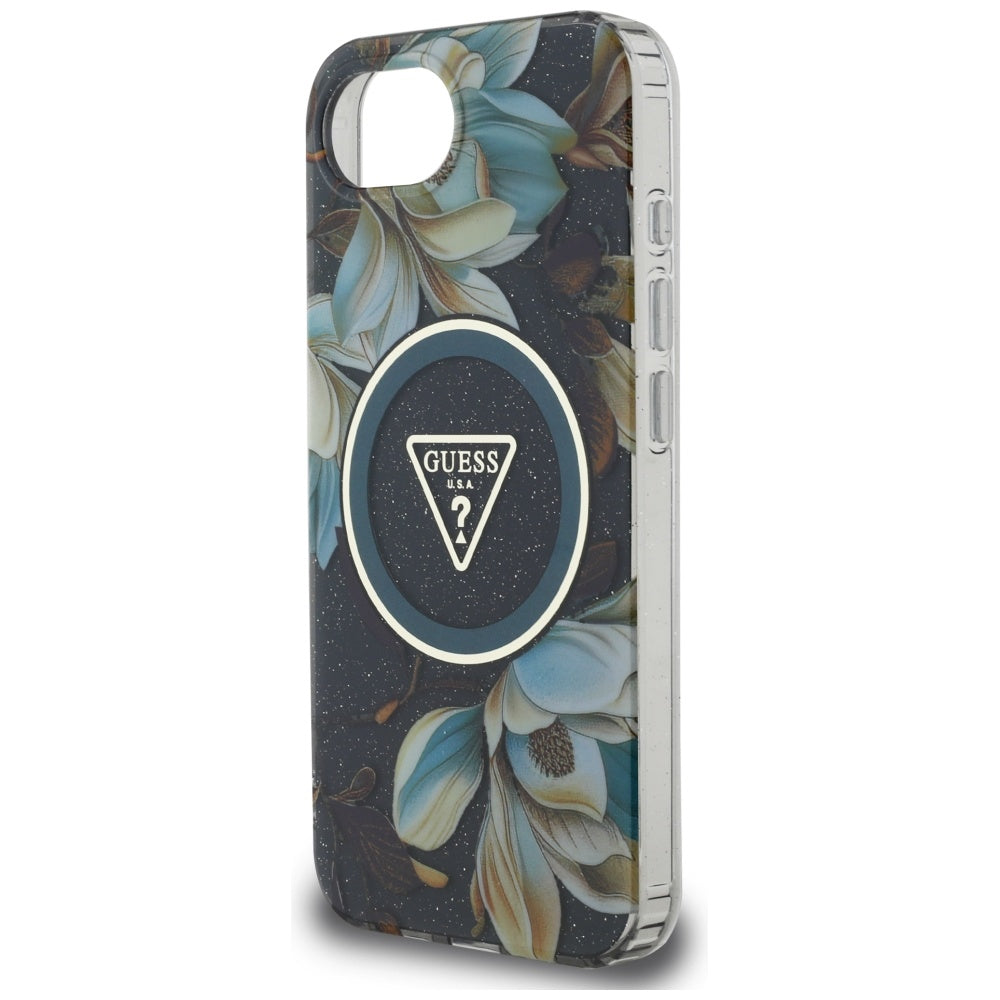 Guess MagSafe dėklas iPhone 16e – juodas