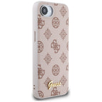 Guess MagSafe dėklas iPhone 16e – rudas