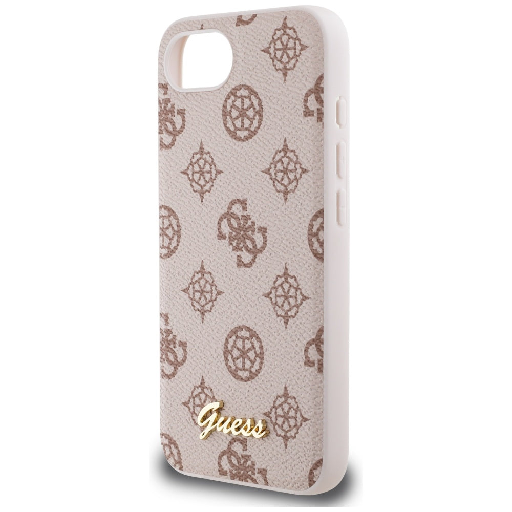 Guess MagSafe dėklas iPhone 16e – rudas