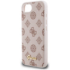 Guess MagSafe dėklas iPhone 16e – rudas