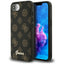 Guess Peony Script Logo MagSafe iPhone 16e dėklas - juodas -- iPhone 16e