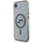 Karl Lagerfeld MagSafe dėklas iPhone 16e – juodas
