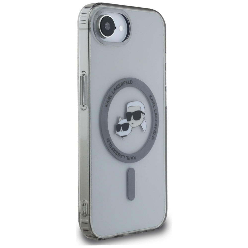 Karl Lagerfeld MagSafe dėklas iPhone 16e – juodas