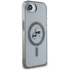 Karl Lagerfeld MagSafe dėklas iPhone 16e – juodas