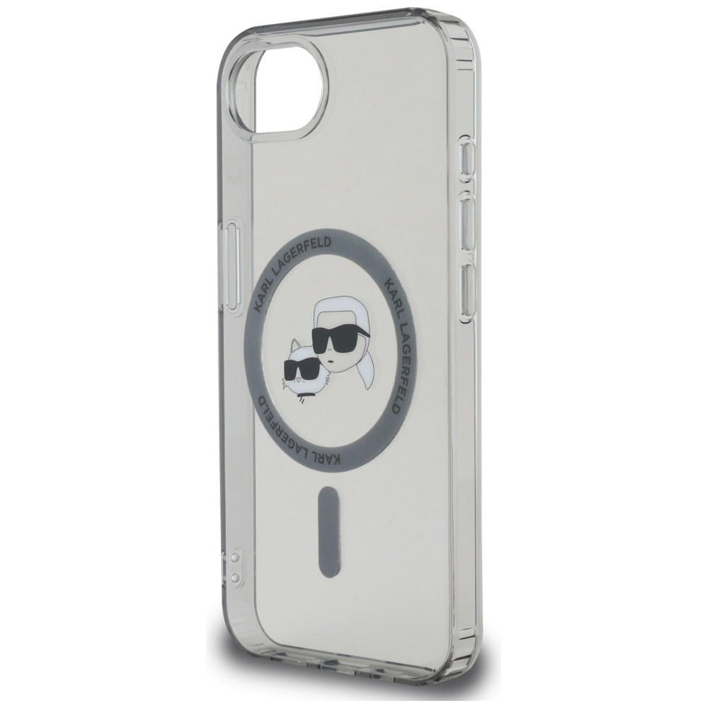 Karl Lagerfeld MagSafe dėklas iPhone 16e – juodas