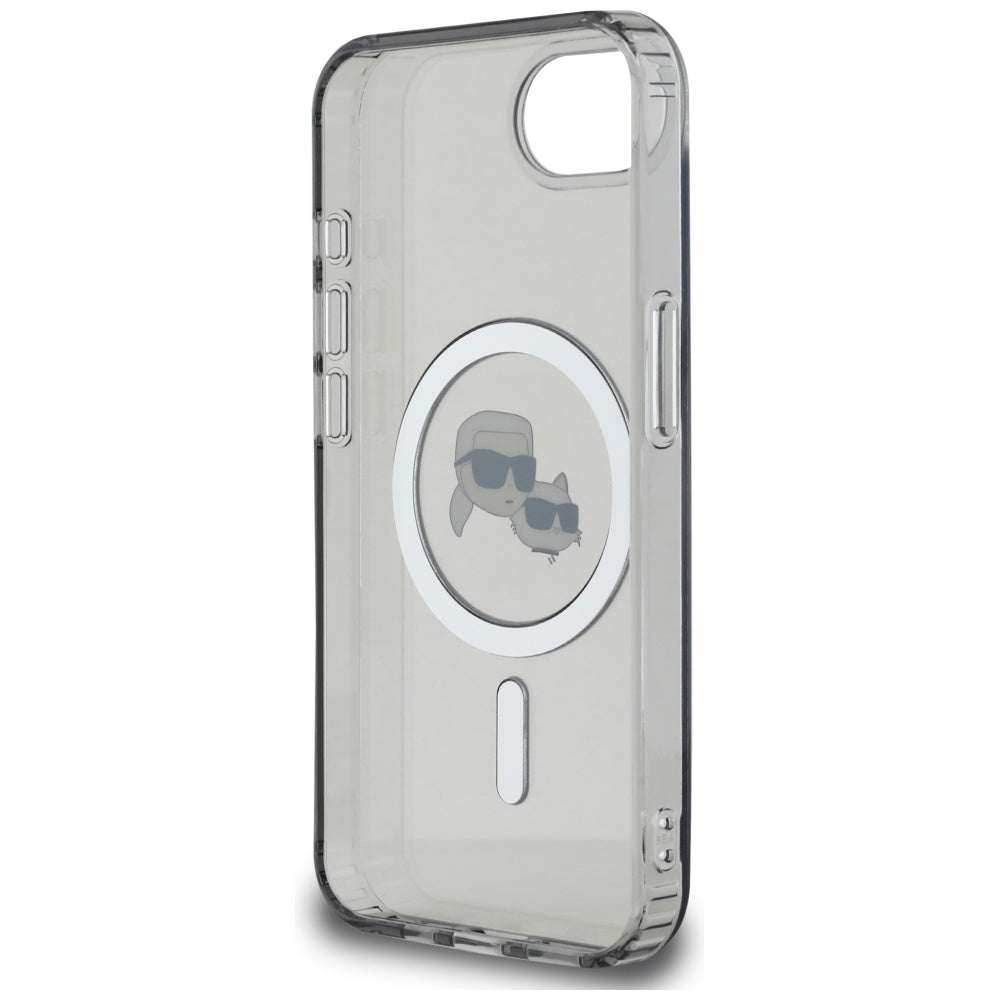 Karl Lagerfeld MagSafe dėklas iPhone 16e – juodas