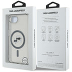 Karl Lagerfeld MagSafe dėklas iPhone 16e – juodas