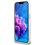 Karl Lagerfeld MagSafe dėklas iPhone 16e – baltas