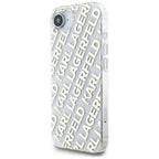 Karl Lagerfeld IML Repeat Logo dėklas iPhone 16e – auksinis -- iPhone 16e