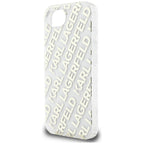 Karl Lagerfeld IML Repeat Logo dėklas iPhone 16e – auksinis -- iPhone 16e