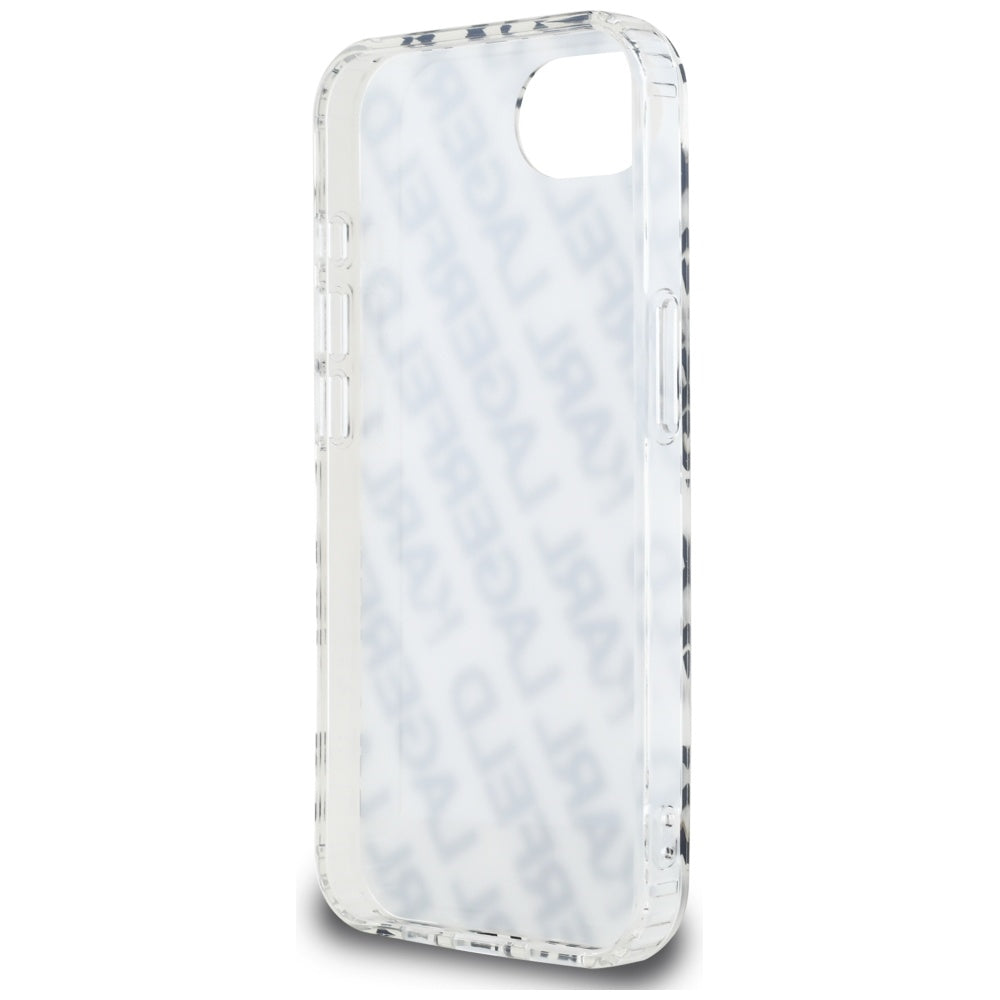 Karl Lagerfeld IML Repeat Logo dėklas iPhone 16e – auksinis -- iPhone 16e