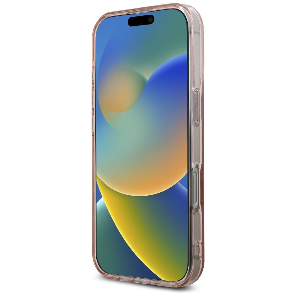 Karl Lagerfeld dėklas iPhone 16 Pro Max – rožinis