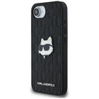 Karl Lagerfeld Monogram dėklas iPhone 16e – juodas