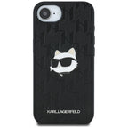 Karl Lagerfeld Monogram dėklas iPhone 16e – juodas