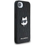 Karl Lagerfeld Monogram dėklas iPhone 16e – juodas