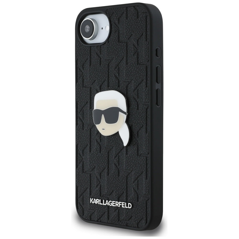 Karl Lagerfeld dėklas iPhone 16e – juodas