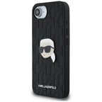 Karl Lagerfeld dėklas iPhone 16e – juodas