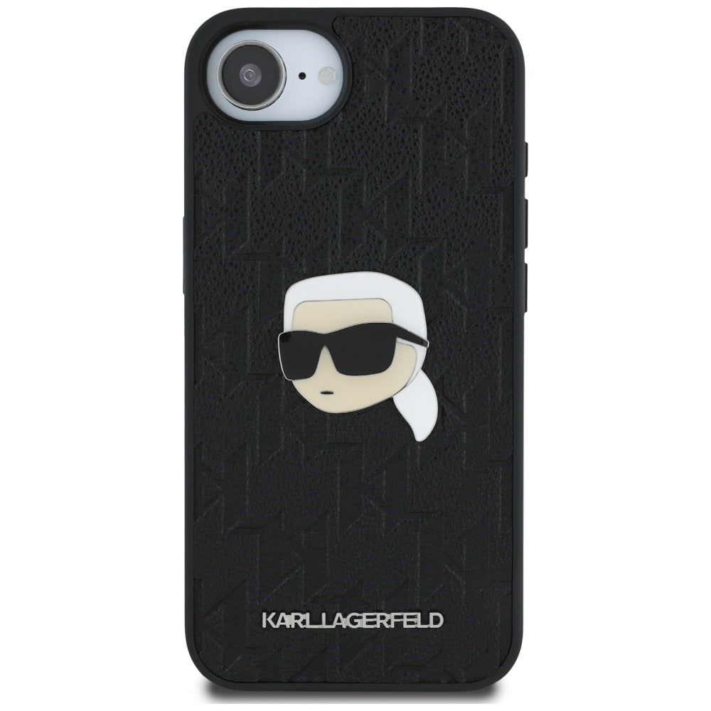 Karl Lagerfeld dėklas iPhone 16e – juodas