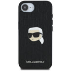 Karl Lagerfeld dėklas iPhone 16e – juodas