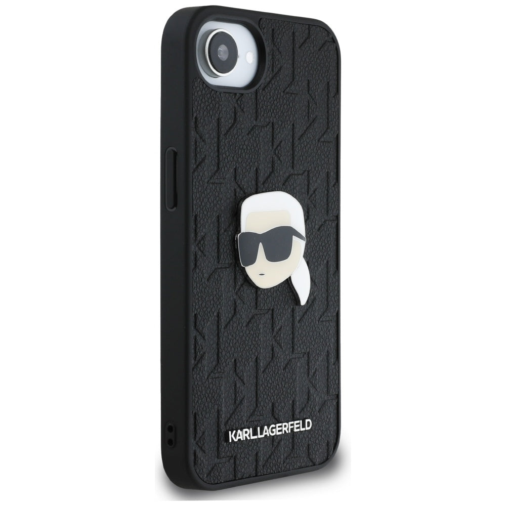 Karl Lagerfeld dėklas iPhone 16e – juodas