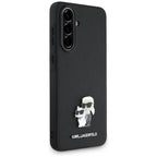 Karl Lagerfeld Saffiano dėklas Samsung Galaxy A56 – juodas -- Samsung Galaxy A56 5G