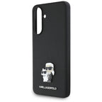 Karl Lagerfeld Saffiano dėklas Samsung Galaxy A56 – juodas -- Samsung Galaxy A56 5G