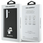 Karl Lagerfeld Saffiano dėklas Samsung Galaxy A56 – juodas -- Samsung Galaxy A56 5G