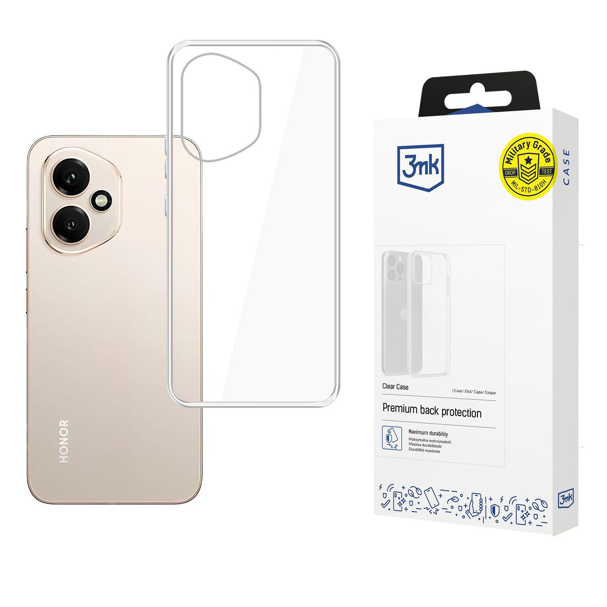 3mk skaidrus dėklas Honor 400 - skaidrus -- Honor 400