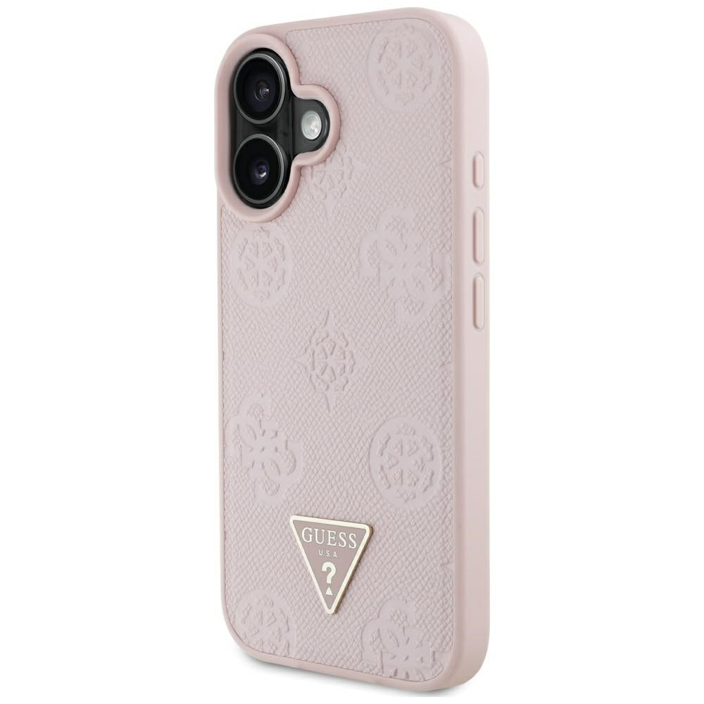 Guess MagSafe dėklas iPhone 16 – rožinis