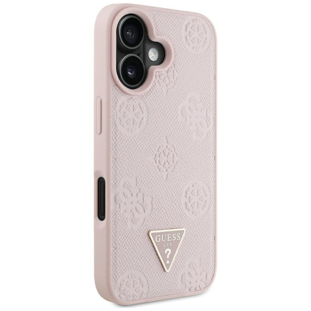 Guess MagSafe dėklas iPhone 16 – rožinis
