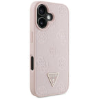 Guess MagSafe dėklas iPhone 16 – rožinis