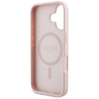 Guess MagSafe dėklas iPhone 16 – rožinis