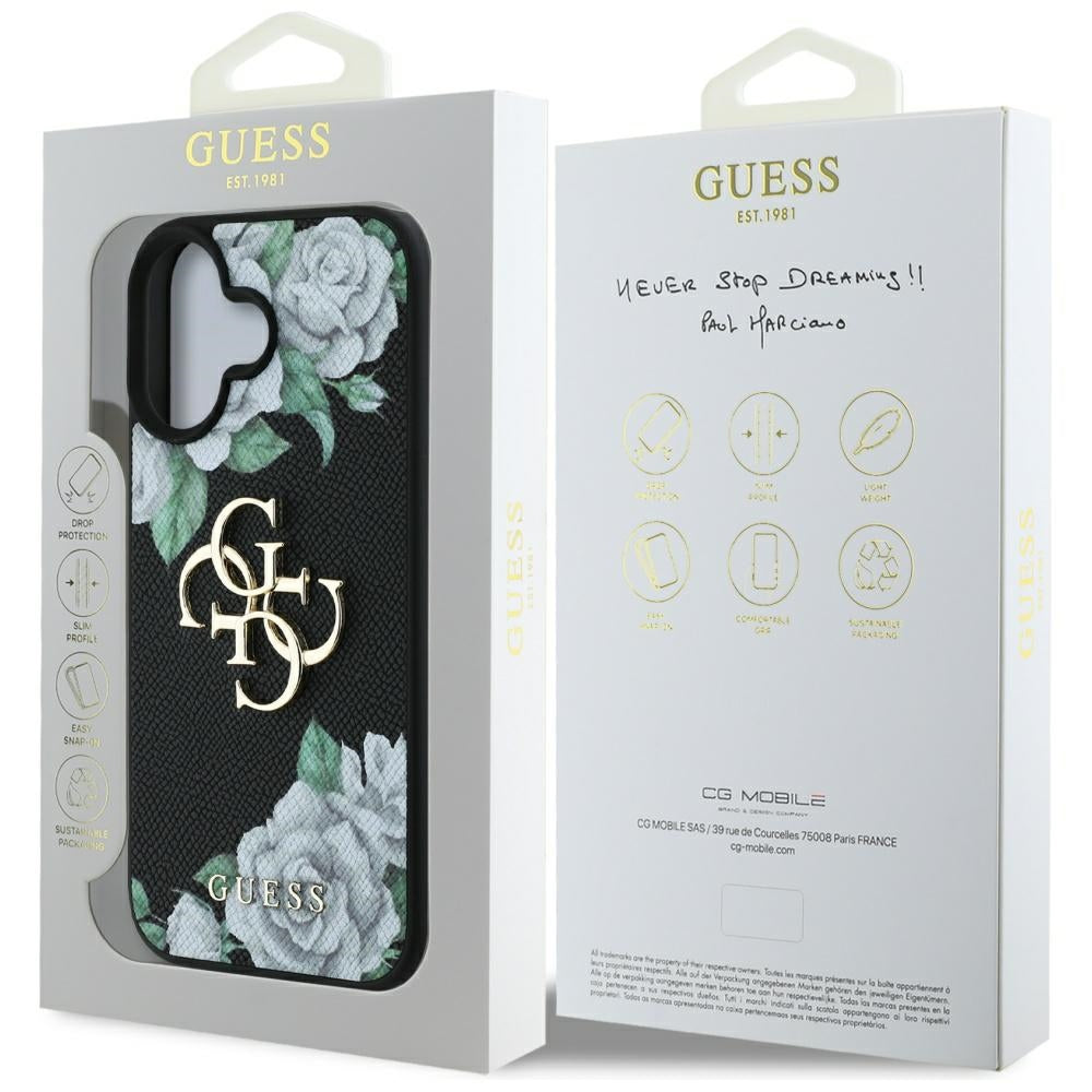 Guess eko odos dėklas iPhone 16 (6,1") – juodas