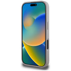 Guess Grained Roses 4G dėklas iPhone 16 Pro Max – violetinis