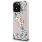 Guess dėklas iPhone 16 Pro Max – rožinis